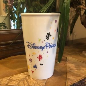 Disney Starbucks 1st Ed Parks Ceramic Tumbler Cup